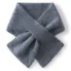 Nuevo bufanda de cachemir 100% puro, suave y acogedora, de cuello cruzado para otoño e invierno, cálida y a prueba de frío, unisex, simple, suave y versátil