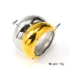 Moda Ins Europea y Americana Tendencia Exagerado Doble Aro Anillo Superior para Mujer Sentido de Alta Calidad Chapado en Oro de 18k Todo Fósforo Anillo de Acero de Titanio