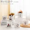 Vaso de Flor Suculenta Cerâmica Preço Especial Liquidação Esmaltado Tamanhos Grande e Pequeno Simples Pastoral Mesa Vasos de Barro Respirável Plantas Leede Estoque
