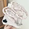 Corrente de celular em design de scrunchie estilo ins, alça transversal, alça de pescoço, alça anti-perda para celular, corrente de celular com toque de alta qualidade