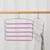 Cabide Mágico Multicamadas Simples de Espuma Cinco Camadas Espaço de Pendurar Calças Economizador de Espaço Cabide de Calças Sem Costura Amazon