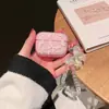 Aplicável à capa de fone de ouvido AirPods 1ª/2ª geração estilo japonês e coreano com glitter, capa macia transparente, Apple pro2 Bluetooth sem fio, comércio exterior