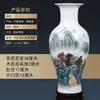 Decorações de Cerâmica Jingdezhen, Móvel de TV para Sala de Estar Estilo Chinês Novo, Hall de Entrada, Mesa de Jantar, Arranjo de Flores, Flores Secas, Vasos Zen