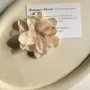 Ropa Accesorios de Flores 8cm Gasa Satén DIY Hecho a Mano Suave Francés Elegante Brillo Fino Accesorios de Pétalos