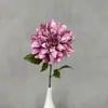 Novo produto transfronteiriço: Flor de dália artificial única para decoração de casamento de alto padrão, decoração de casa e dália para pintura a óleo