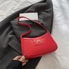 Moda Bolso Distinctivo Bajo el Brazo para Mujer 2025 Nuevo Estilo Coreano Distintivo de Moda Hombro Texto Estilo Occidental Commuter Bolso de Media Luna para Mujer