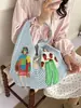 Bolso tejido de un solo hombro nuevo para viajes de verano, de mano, bolso tejido popular para mujer, moderno bolso de malla tejida de paja para playa, elegante