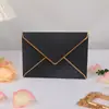 Comercio Exterior Estampado en Caliente Borde Sobre Color Doble Papel Offset Invitación de Negocios de Alta Gama Sobre Estilo Occidental Stock de Amazon 185*