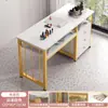 Vitrina para Salón de Uñas, Gabinete de Productos para Salón de Belleza y Barbería, Estante de Almacenamiento Visible de Acrílico, Vitrina para Regalos