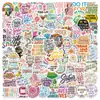 [Colección] 100 Pegatinas de Frases Motivacionales para Uso Transfronterizo, Pegatinas Decorativas Personalizadas DIY para Botellas de Agua y Fundas de Teléfono, Mayoreo