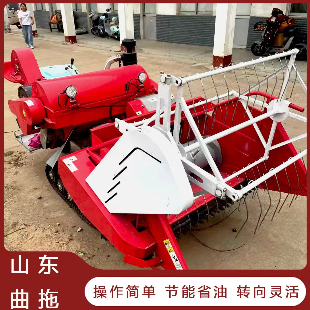 15马力稻麦履带联合收割机 10
