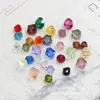 Áustria Cristais Swarovski Elementos DIY Miçangas Espaçadoras 5328 (5301) Contas de Losango-4MM Contas Soltas Multicor Nenhuma