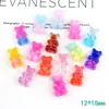 Acessórios de Cabelo DIY Acessórios de Resina Material Brincos Gradiente Gelatina Creme Cola Urso Bico de Pato Presilha Acessórios para Capa de Celular