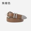 Cinto Feminino Guangzhou Rhododendron de Couro Genuíno Couro de Vaca com Calça Jeans Casual Cinto de Moda Feminina Versátil