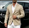 Nueva Chaqueta de Traje Azul Cielo Transfronteriza de Comercio Exterior para Hombre, Talla Grande, Color Sólido, Botón Único, Parte Superior Formal de Negocios