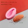 Molde de silicona para pastel con forma de perrito caliente, pata de pollo, garra de pollo, resina, amasado, comida de simulación, juego, pegamento de gota, vela, herramienta de lijado de yeso