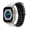 Adecuado para Apple Iwatchs10Se Sports Marine Silicona S11 Bloques de Color Hebilla de Pin de Doble Hebilla Correa de Reloj 9Ultra