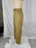 Pantalones de Traje de Mujer Europeos y Americanos Transfronterizos con Botón y Cremallera, Bolsillo, Color Sólido, Largos, Casual, Oficina, Viaje, Pantalones de Mujer al por Mayor