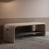 Banqueta de cambio de zapatos de lujo de alta gama para entrada del hogar, se puede sentar y poner zapatos, banqueta zapatero integrada en el dormitorio, banqueta al pie de la cama