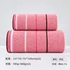 Toalla de Algodón Puro Personalizada para Empresa Adulto Gruesa Suave para Baño Toalla de Baño de Tres Secciones Toalla Absorbente Toalla para el Hogar Venta al por Mayor