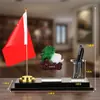 Escritório do Presidente Decoração de Alto Padrão Decoração de Mesa do Chefe Nova Chinesa Criativa Integridade Aperto de Mão Presente de Inauguração