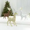 Nuevos Adornos de Reno Navideño Adornos de Arreglo Ins Ciervo con Aterciopelado Brillante Decoraciones para Árbol de Navidad Accesorios para Fotos