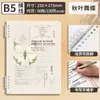 Lote Misto [Fichário de Folhas Soltas] Mengjin] Refil de Reposição para Fichário de Folhas Soltas, Fosco B5, Padrão Diagonal A5