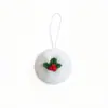 Adorno de Bola de Pelo de Conejo Sintético para Árbol de Navidad, Colgante Decorativo de Bola de Felpa, Accesorios de Bola de Pelo, Regalo de Navidad, Venta al por Mayor desde el Fabricante