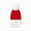 Chapéu de Natal infantil outono e inverno quente comércio exterior atacado Amazon transfronteiriço quente fofo chapéu de lã tricotado de Natal