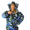 Jaqueta Macacão de Proteção para Apicultura Mangas de Apicultura Roupas Respiráveis para Apicultor Roupas de Apicultura Saia Véu Conjunto de Equipamento com Capuz