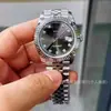 Reloj de Madera Laojia para Hombre Automático Mecánico Completo AAA de Alta Calidad Reloj de Madera con Diamante Gris Reloj Mecánico de Madera