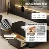 Mueble de TV Modelo Nuevo 2025, Gabinete de Piso para Sala de Estar, Negro, Aspecto de Alta Gama, Mueble de TV para Apartamentos Pequeños, Gabinete de Piso Estrecho