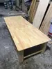 Mesa y silla de madera maciza para jardín de infantes juego de escritorio de madera de pino para niños mesa de aprendizaje de juegos juguetes de educación temprana para bebés