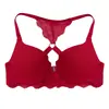 Sujetador Push-Up de Espalda Bella con Cierre Frontal Zeriluna en Múltiples Colores, Amigable con la Piel, Transpirable, Moldea el Cuerpo, Ropa Interior Push-Up de Espalda Bella sin Costuras