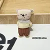 Tecido de Pelúcia Desenho Animado Urso Urso em Pé Forma de Animal Acessórios Broche Bolsa Decorativa Roupas Cachecol Acessórios