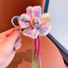 Peluca infantil con trenzas, súper hada, princesa dulce, niña pequeña, lazo, horquilla, cinta de malla, accesorios para el cabello para niñas, tocados