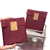 Saco de Plástico Fosco Vermelho Ankora Saco de Embalagem Bolso Plano Saco de Embalagem Interna para Roupas Embalagem à Prova d'Água e de Poeira Saco para Presente