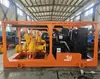 Equipo de Bombeo para Drenaje de Minas, Bomba Autocebante de Alto Vacío Fija con Motor Diésel, Estación de Bombeo para Prevención de Inundaciones, Personalizable para Drenaje Minero