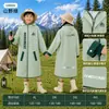 Impermeable largo para niños para estudiantes, poncho de lluvia para estudiantes de primaria, niños y niñas, adecuado para mochilas escolares, protección de cuerpo completo para adultos que van a la escuela