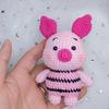 Muñeca Cerdito de Ganchillo de Hilo Creativo Nuevo Colgante Tejido Hecho a Mano Bolso Artesanal Producto Terminado Bolso Lindo de Mascota