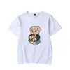 Camiseta Stray Kids Zoo Imagen de Dibujo de Miembro del Grupo Kpop Corta