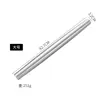 Rodillo de Acero Inoxidable 304 Palote para Masa Casero Tamaño Pequeño Palo Batidor de Masa de Cocina Artefacto para Piel de Empanadilla Herramienta para Hornear
