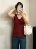 Top regata sem mangas para mulheres plus size, estilo outono 2026, regata de tricô versátil para mulheres plus size