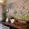 Morris Pastoral Americano Lujo Accesible Papel Tapiz Caléndula Caléndula Papel Tapiz Retro B&B Dormitorio Hotel Revestimiento de Pared