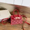 Nova Bolsa Infantil de Bolinhas Japonesa e Coreana 2025, Mini Bolsa de Mão Estilosa para Bebê, Bolsa Transversal Familiar Elegante e da Moda
