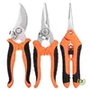 Set Combinado de Tijeras de Podar, Tijeras de Jardinería, Tijeras para Ramas de Frutas, Herramientas de Jardín Multipropósito, Acero Inoxidable para el Hogar
