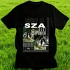 2025-26 Verano Hip Hop Camiseta de Algodón Puro Estampada Camisa de Manga Corta Unisex Cuello Marinero Negro Casual Manga Corta