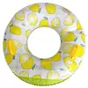 Fábrica Transfronteriza de Comercio Exterior Yiwu Anillo de Natación de Fruta Limón Engrosado con Asa Estilo Ins Anillo de Natación Inflable Venta al por Mayor