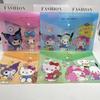 Familia Sanrio Bolsa de papelería A4 lindo anime kulomi pudín perro melodía PVC bolsa con botón premios