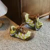 Zapatos para Niña 2026 Otoño Nuevo Estilo Moda Infantil Estampado de Leopardo Zapatos Deportivos Niña Suela Suave Ligeros Zapatos Forrest Gump Niños Grandes